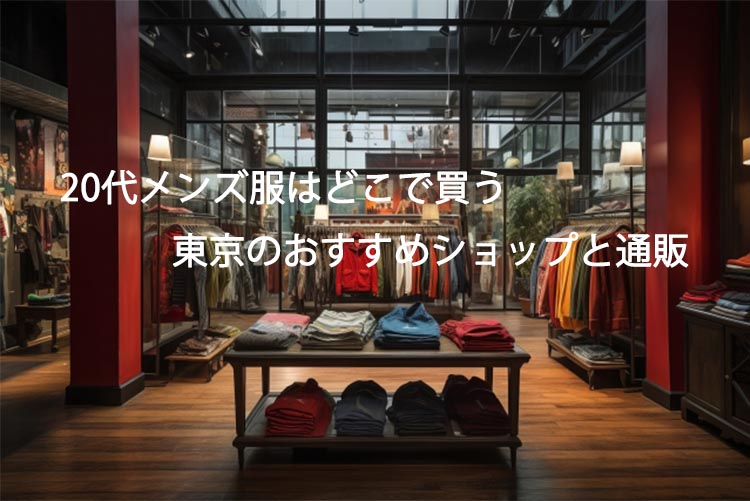 20代メンズ服はどこで買う：東京のおすすめショップと通販